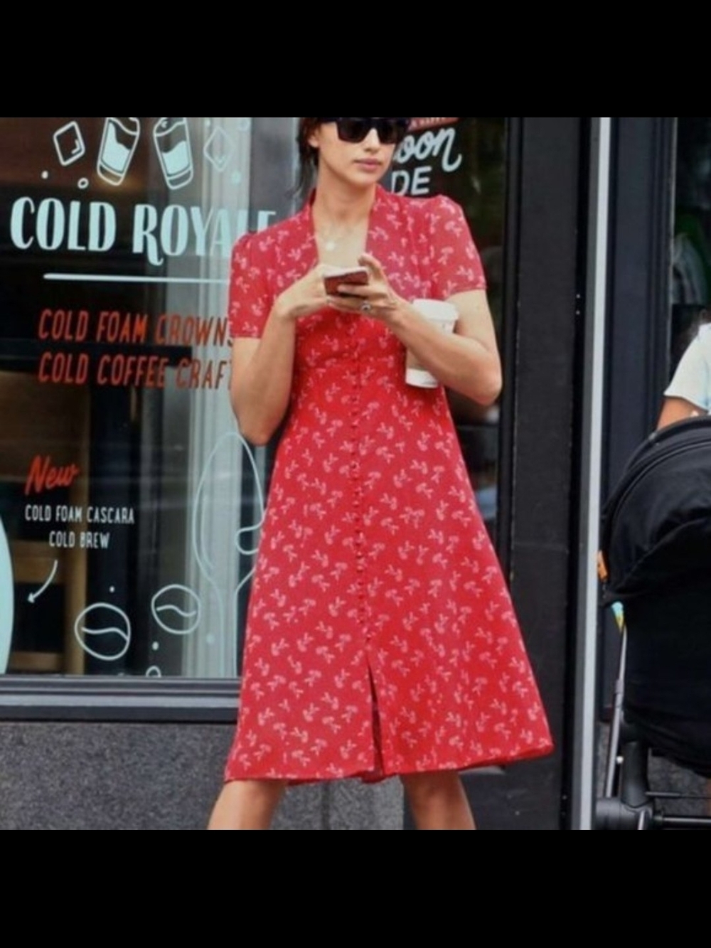 The Kooples Bloom Print Midi Dress Size 2